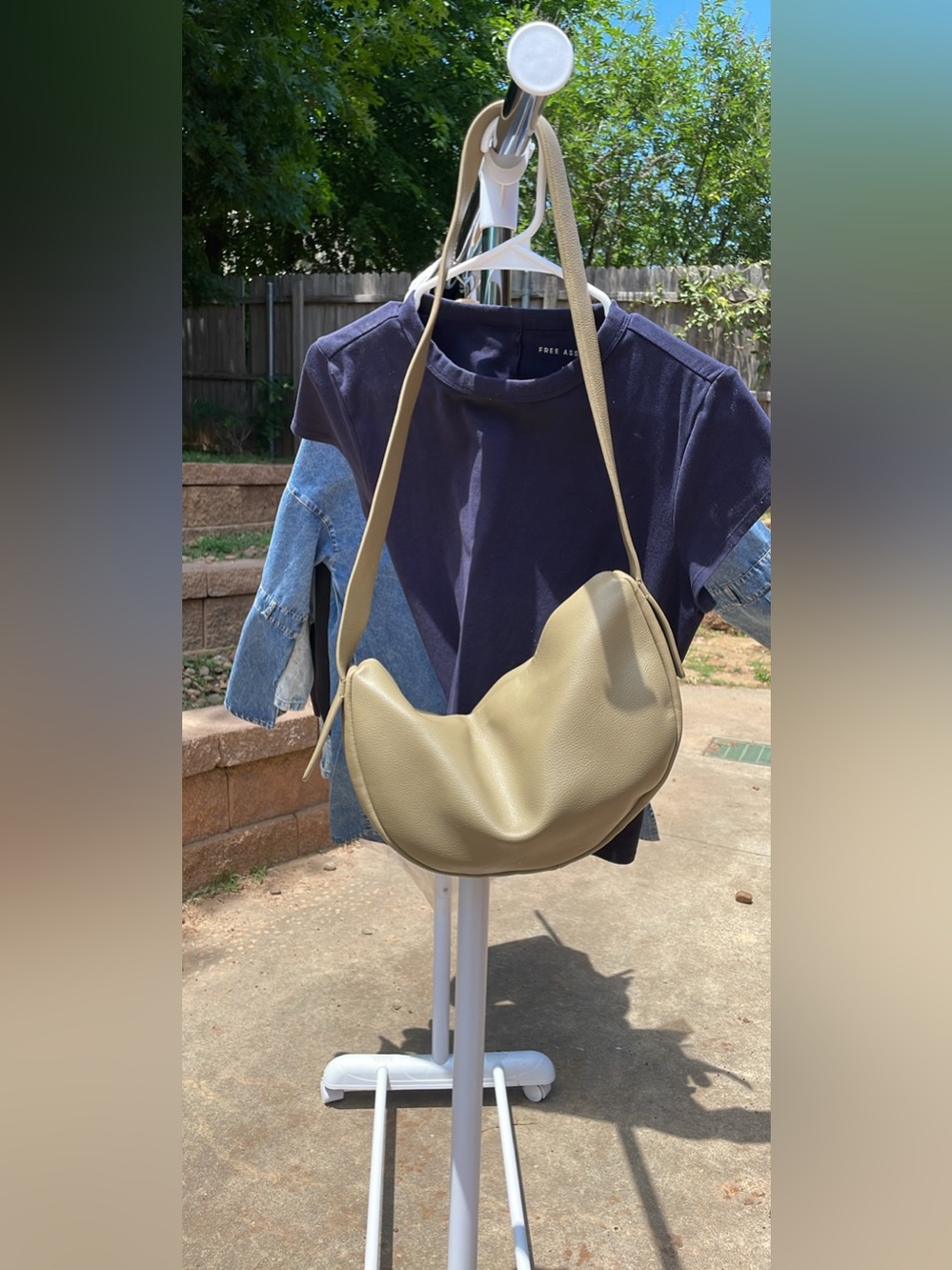 Zara Minimalist Olive Shoulder/crossbody Bag #33